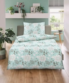 PrzytulneMieszkanie.pl PrzytulneMieszkanie.pl Pościel z kory GABRIELA niebieska Rozmiar pościeli: 70 x 90 cm | 140 x 200 cm