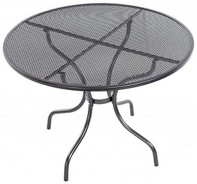 Metalowy zestaw ogrodowy PALMA III. 1 + 4 Stół ⌀ 105 cm (u503)