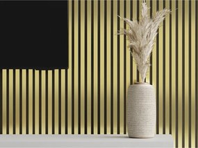 Mexen Lam-F lamele ścienne akustyczne 275 x 31,5 cm, filc 6 mm, Złoty - S105-275317-2812-057