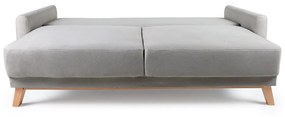 Jasnoszara sofa rozkładana Bonami Selection Pop