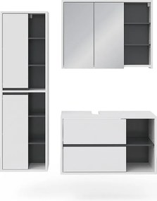 Zestaw mebli łazienkowych biały 60x45x100 viola