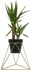Stojak na doniczkę TRIANGL 40x45 cm złoty