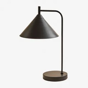 Lampa Stołowa Z Żelaza Cambrea Czarna - Sklum