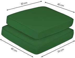 Fieldmann FDZN 9026 zestaw poduszek do zestawuAlice, zielony
