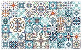 Zestaw 60 naklejek ściennych Ambiance Tiles Azulejos Antibes, 10x10 cm