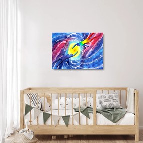 Obraz na szkle - Dotyk (70x50 cm)
