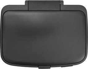 Stalowy kosz na śmieci z pedałem w kolorze matowej czerni 12 l Bo – Brabantia