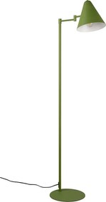 Zielona lampa stojąca z elastyczną konstrukcją (wysokość 126,5 cm) Cosima – Trio