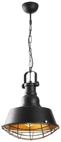 Czarna metalowa lampa wisząca Opviq lights Soultana