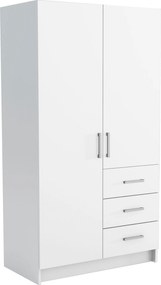 Szafa PINELLO - Biały / 3 szuflady / 96 cm