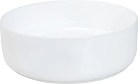 Biała Okrągła Umywalka Ceramiczna Na Blat K6-M41