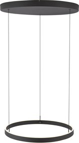 Designerska lampa wisząca czarna z 3-stopniową regulacją ściemniania - Titmus