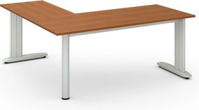 Narożne biurko PRIMO FLEXIBLE, 180x180 cm, czereśnia