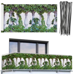 Osłona na balkon Ivy Fence, 5 m x 85 cm