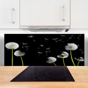 Szkło do Kuchni na Ścianę Puszysty Mniszek Lekarski