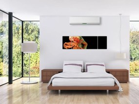 Obraz kameleona na gałęzi (170x50 cm)