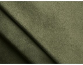 Zielone łóżko kontynentalne ze schowkiem 140x200 cm Mikana – Makamii