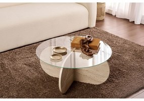 Stolik konferencyjny Aeris Travertine