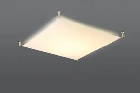 Biały skandynawski plafon z tkaniny 105x105 cm - EX658 M6-C57