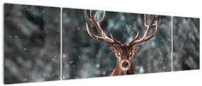 Obraz - Majestatyczność jelenia (170x50 cm)