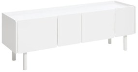 Biała szafka pod TV 160x55x45 cm Bera – Unique Furniture