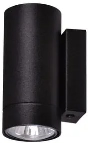 Czarny metalowy nowoczesny kinkiet tuba - 2X A788 D0-B53