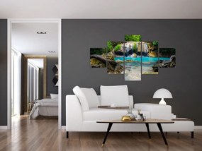 Obraz wodospadów (125x70 cm)