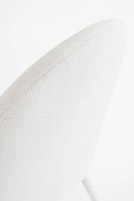 Pack 4 Krzesa White Vint Tkanina