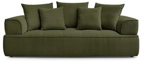 Zielona sofa z tkaniny szenilowej 237 cm Whesley – Bobochic Paris