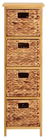 Wysoka komoda z litego drewna paulowni 32x100 cm – Premier Housewares