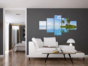 Obraz - Tropikalna wyspa (125x70 cm)