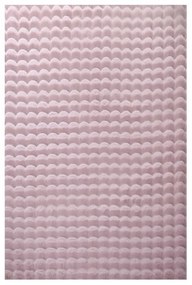 Dywan pluszowy 3D Ambiance różowy 120 cm x 170 cm
