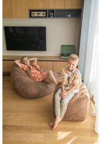 Kremowy sztruksowy worek do siedzenia Plus 50 Lounge – SLOWDOWN