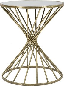 Stolik Kawowy VKH549, Złoto, 42x42x50 cm, Kendra Home