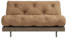 Jasnobrązowa rozkładana sofa 140 cm Roots – Karup Design