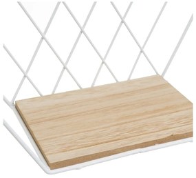 Biało-naturalne półki zestaw 3 szt. 31 cm – Casa Selección
