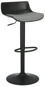 Designerski czarny hoker w nowoczesnym stylu F6-L37