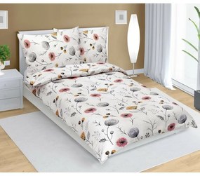 Bellatex Pościel krepa Makovice beżowa, 140 x 220,70 x 90 cm, 140 x 220 cm, 70 x 90 cm