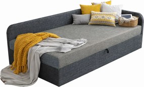 Tapczan Młodzieżowy Szary + Grafit T5-H12