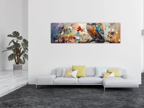 Obraz - Malowana sowa (170x50 cm)