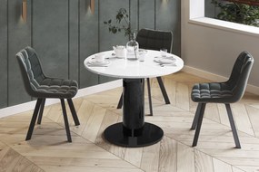 Rozkładany stół jadalniany Solo Lux w wysokim połysku