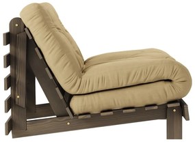 Musztardowobeżowy fotel Roots – Karup Design