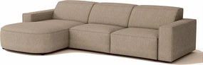 Narożnik modułowy Cursal B lewostronny – sofa narożna 282 × 166 cm, beige Raven 30, nowoczesny design