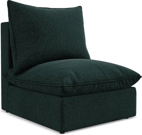 Moduł - z tkaniny welwetowej - szaro-zielony - MANAO