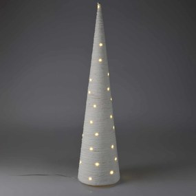 Choinka stożek z materiału z LED, 80 cm