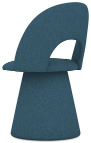 Niebieskie krzesło do jadalni Kalo - Makamii