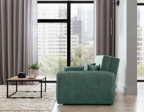 PROMOCJA Rozkładana 2-osobowa sofa LAINE, zielona II jakość