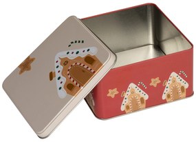 Metalowe pojemniki na ciastka, 3 sztuki