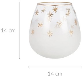 Świecznik na tealighta w formie szklanki, Ø 14 cm
