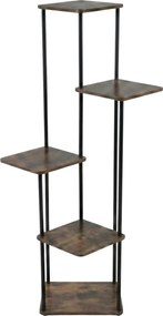 Kwietnik stojący wysoki na 5 kwiatów RIMOZA, 30 x 30 x 106 cm